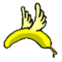 Flying Banana emoji