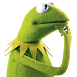 Thinking Kermit emoji
