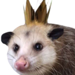 Opossumcrwn emoji