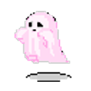 Pink Ghost emoji