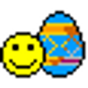 Easter Egg Smiley emoji