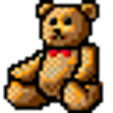 Teddybear Wave emoji