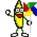 Banana Pinwheel emoji