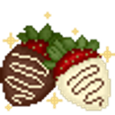 Chocolate Dipped Strawberries emoji
