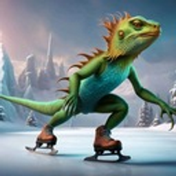 Lizard On Ice emoji