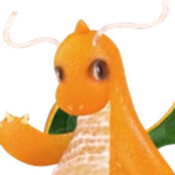 Orange Poke emoji