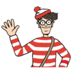 Waldo Hi emoji