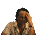 Facepalm Rick White Lotus emoji