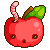 Apple Worm emoji