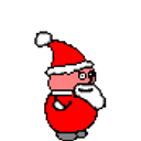 Jumping Santa emoji