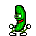 Dance Pickle emoji