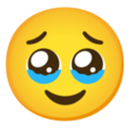 Face Holding Back Tears emoji