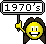 Retro Thumbsup 1970s emoji