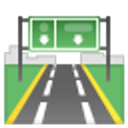 Motorway emoji