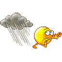 Raincloud emoji