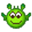 Alien Eyeroll emoji