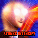 Stonks Intensify emoji