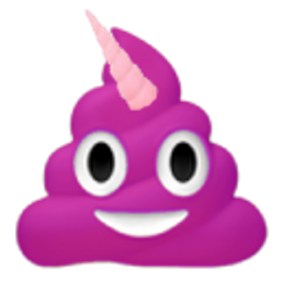 Unicorn Poop emoji