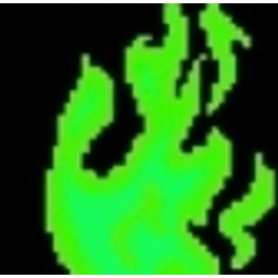 Greenflame emoji