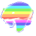 Polarbear Rainbow emoji