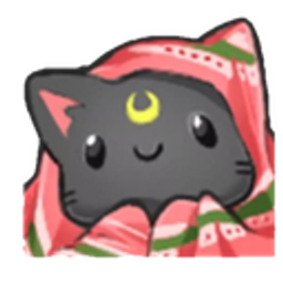 Cuteblackkat emoji