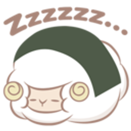 Sheepsleep emoji