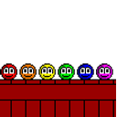 Bounce Rainbow emoji