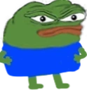Peeposhortmad emoji