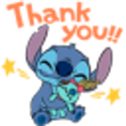 Stitch Thank You emoji
