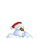 Bouncing Snowman emoji