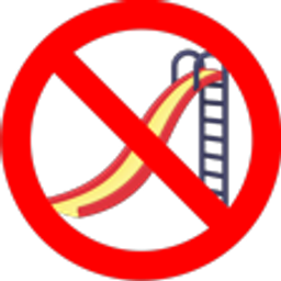 No Sliding emoji