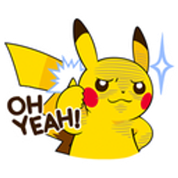 Oh Yeahpika emoji