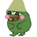 Peepoblushreallyhappydank emoji