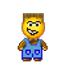 Overalls Creepy emoji