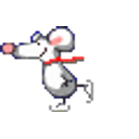 Ice Skating Mouse emoji