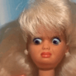 Disgusted Barbie emoji