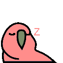 Sleeping Parrot emoji