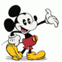 Mickey Wave emoji