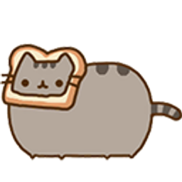 Pusheen Bread Cat emoji