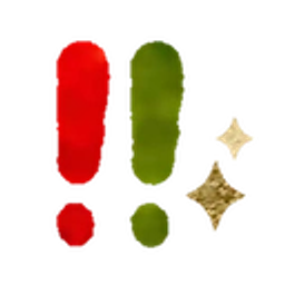 Exclamationxmas emoji
