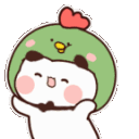 Pandainhat emoji