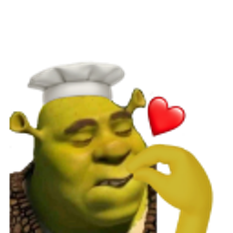 Shrefs Kiss emoji