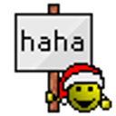 Haha Santa Hat emoji