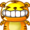 Tiger Grin emoji