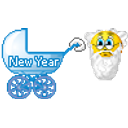 New Year Pram emoji