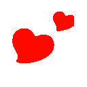Flying Hearts Red emoji