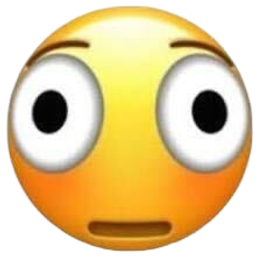 Distorted Face emoji
