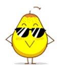 Cool Pear emoji
