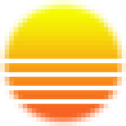 Retro Sun emoji