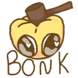 Apple Mallet Bonk Text emoji